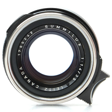 Leica 35mm Summilux Steel Rim Black Paint 1765242