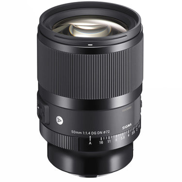 Sigma 50mm F1.4 DG DN | Art lens, side view - Camera West