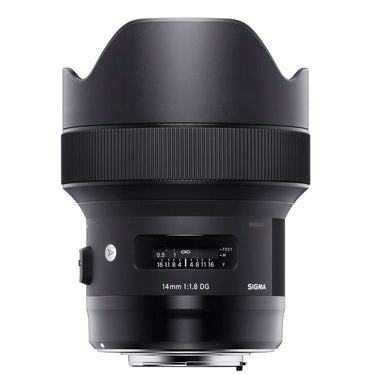 Sigma 14mm F1.8 DG HSM Art lens, side view - Camera West