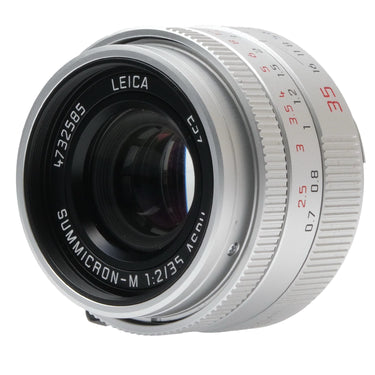 Leica 35mm f2 Summicron-M Asph II Silver, Boxed 4732585