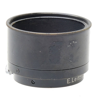 Leica FIKUS Lens Hood, Black/Chrome