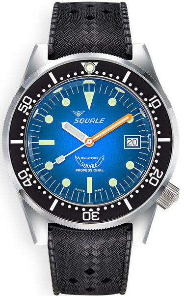 1521 Blue Ray 500 Meter on Rubber Strap - 1521PROFD.HT