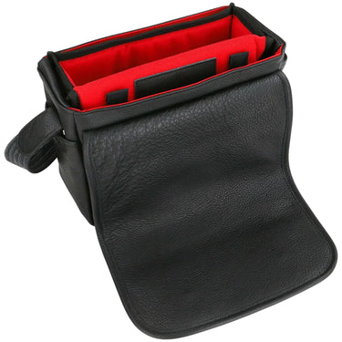 Oberwerth Harry & Sally Cow-Hide Black w/ Red Insert