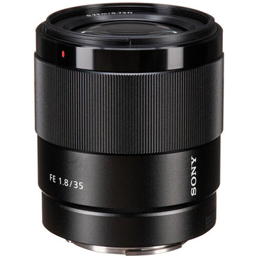 Sony FE 35mm F1.8 lens, side view - Camera West