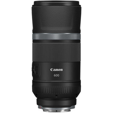 Canon RF 600mm F11 IS STM lens, front view. Camera West