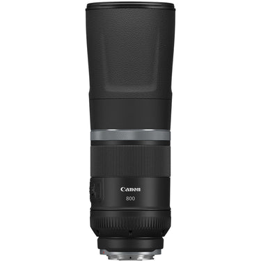 Canon RF 800mm F11 IS STM lens, front view. Camera West