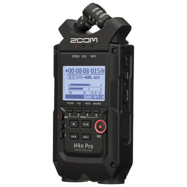 Zoom H4n Pro Handy Recorder All Black