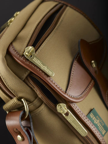 Billingham Pola Stowaway - Khaki Canvas / Tan Leather