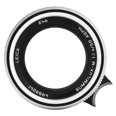 Leica Summilux-M 50mm f1.4 ASPH front element with E46 and serial 4959041 engraving