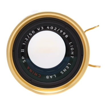 Light Lens Lab 50mm f2 SP, Brass Gold 402/998