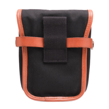 Billingham Delta Pocket Black Canvas/Tan Leather (9+)