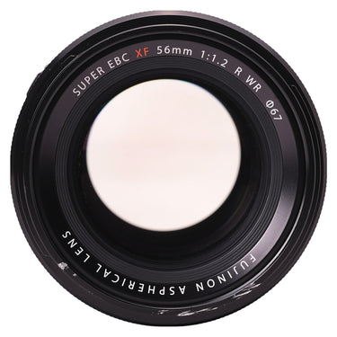 Fujifilm XF 56mm f1.2 R WR front element with name ring and barrel