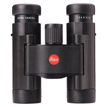 Leica Ultravid 8x20 BR top plate with eyepiece caps, focus knob, and serial number 2245326