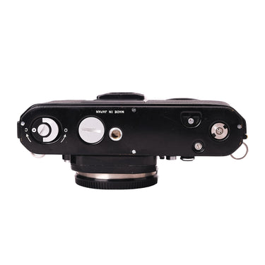 Nikon F2 Photomic black base plate marked Made in Japan with tripod socket