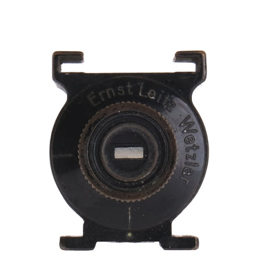 Ernst Leitz Wetzlar VISOR finder rear eyepiece with engraved name and mount feet