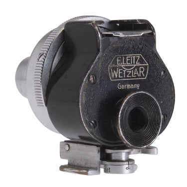 Leica VIOOH finder opposite three-quarter view with adjustment collar and shoe foot
