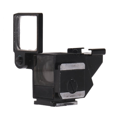 Leica AYOOC waist-level finder angled view with viewing frame raised