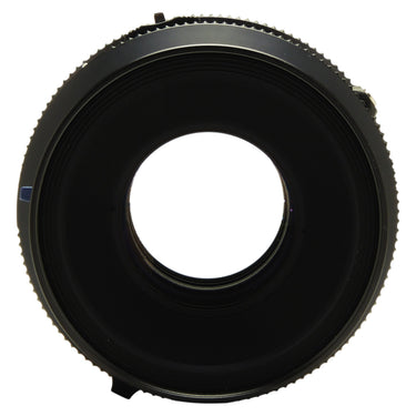 Mamiya Sekor Z 180mm f4.5 L front element straight-on view