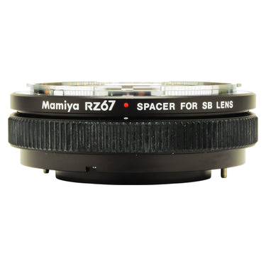 Mamiya RZ67 Spacer for SB Lens front view with engraved lettering