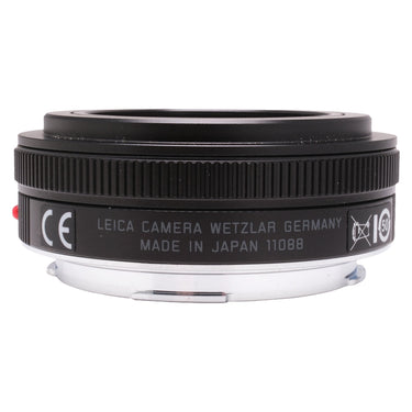Leica Elmarit-TL 18mm f2.8 opposite side with Wetzlar Germany, Made in Japan engraving