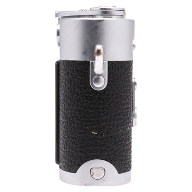 Leica M3 DS side view showing strap lug and textured body covering