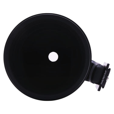 Nikon 180-400mm front element view with Really Right Stuff plate on foot