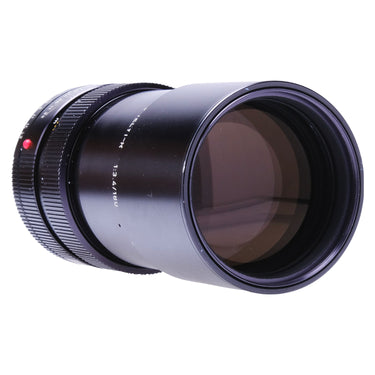Leica 180mm Apo-Telyt-R front three-quarter view showing front glass