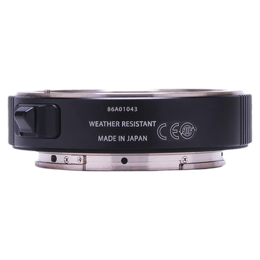 Fujifilm MCEX-18G WR extension tube side view with serial number and Weather Resistant Made in Japan engraving