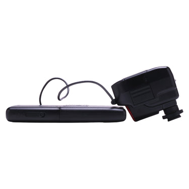 Nikon ML-2 transmitter battery switch and receiver, side view