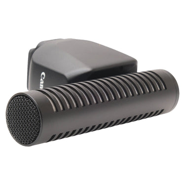 Canon DM-E1D microphone barrel with contacts cover shoe piece behind it