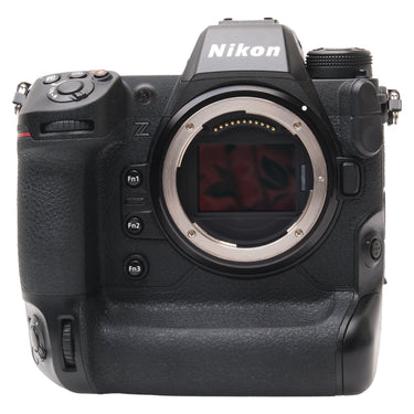 Nikon Z9 front view with Z lens mount and exposed sensor