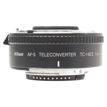 Nikon TC-14E II teleconverter side view with AF-S TELECONVERTER 1.4x engraving