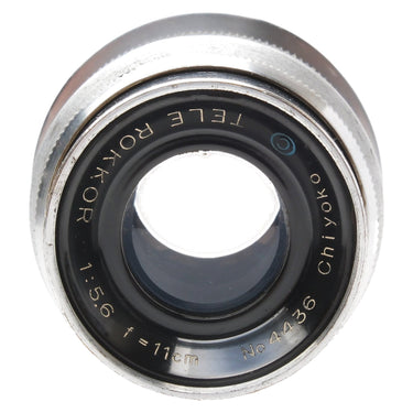 Chiyoko Tele Rokkor front element engraved 1:5.6 f=11cm No 4436