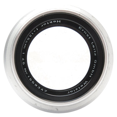 Leica 13.5cm Hektor front element with engraving and serial number 1559347