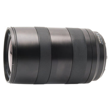 Hasselblad XCD 35-75mm side view showing serial number 2ZVR10208 and CE mark
