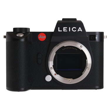 Leica SL2 front view with bare L-mount, contacts, and exposed sensor