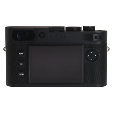 Leica M EV1 rear view with LCD screen, EVF, and control buttons