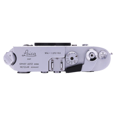 Leica M4 Silver top plate with shutter speed dial and M4 1272153 engraving