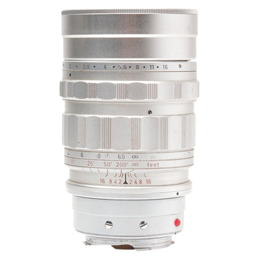 Leica 90mm f2 Summicron aperture and distance scales with lower bayonet mount