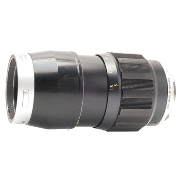Leica Tele-Elmar side view showing Lens Made in Germany engraving and mount