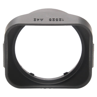 Leica 12526 lens hood front view showing the 12526 A42 marking and square opening