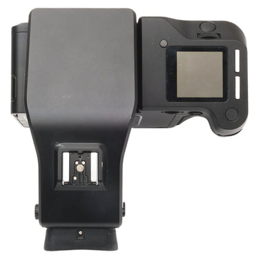 Phase One XF top view with hot shoe and status LCD