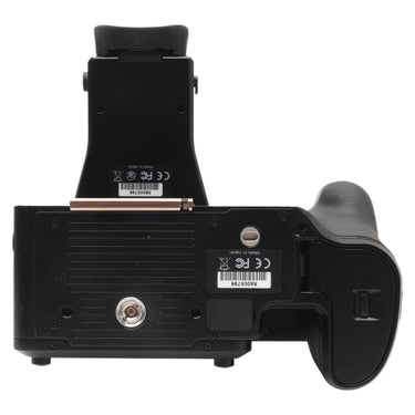 Phase One XF bottom view showing serial labels RA005796 and RB005796