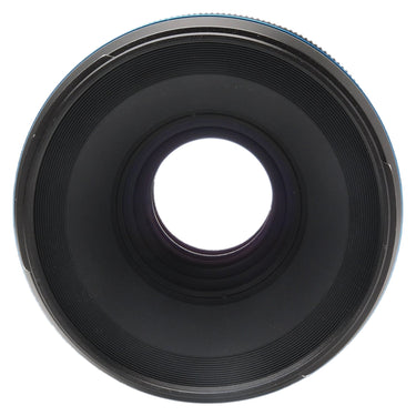 Phase One 80mm f2.8 lens front element straight-on view