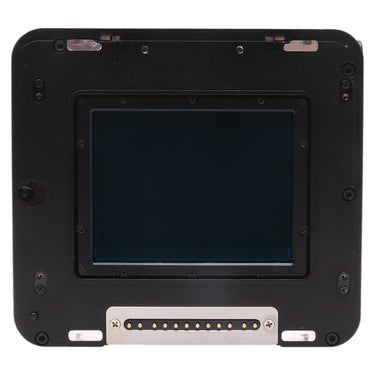 Phase One IQ4 150MP digital back rear view showing sensor and connector pins