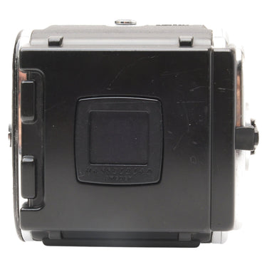 Hasselblad A24 film back rear door with Hasselblad Sweden embossing showing fine scratches