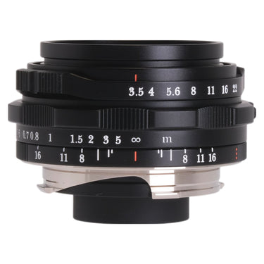 Thypoch Ksana 21mm f3.5 side view showing aperture and focus scales