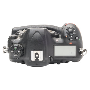 Nikon D500 top plate with mode dial, hot shoe and info panel