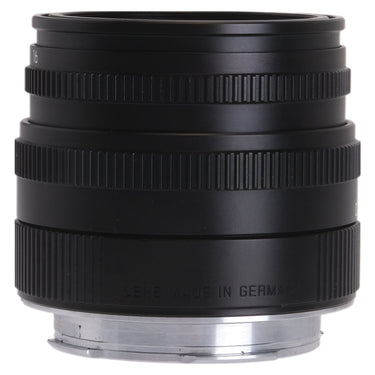 Leica Summicron-M 50mm f2 side view with Lens Made in Germany engraving and mount