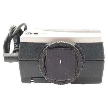 Metz Mecablitz 34 CS-2 flash underside with hot shoe foot and battery compartment